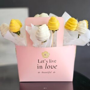 Caja Estilo Boutique Rosa Pastel